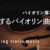 感動するバイオリン曲10選のサムネイル画像